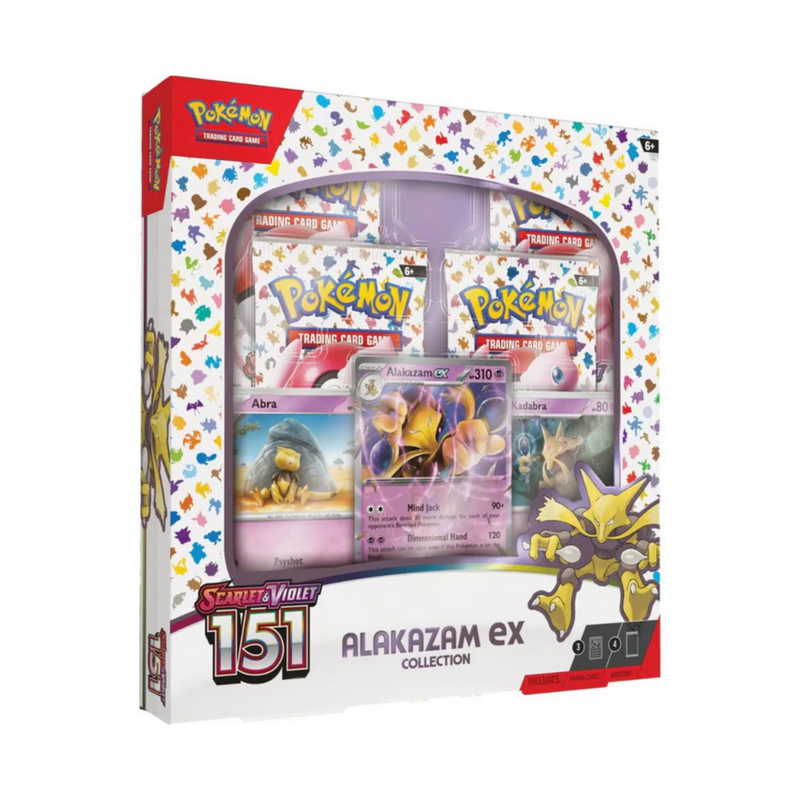 Pokemon TCG - 151 Alakazam EX Collection Sealed Case of 6