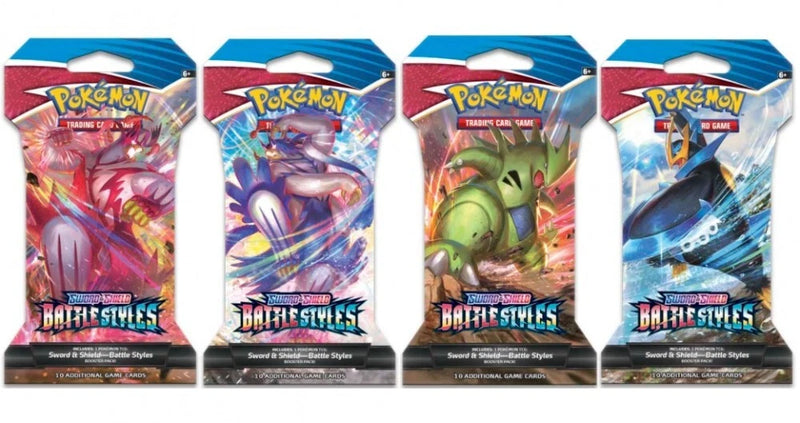 Pokemon TCG - Battle Styles Sleeved Blister Pack Art Set