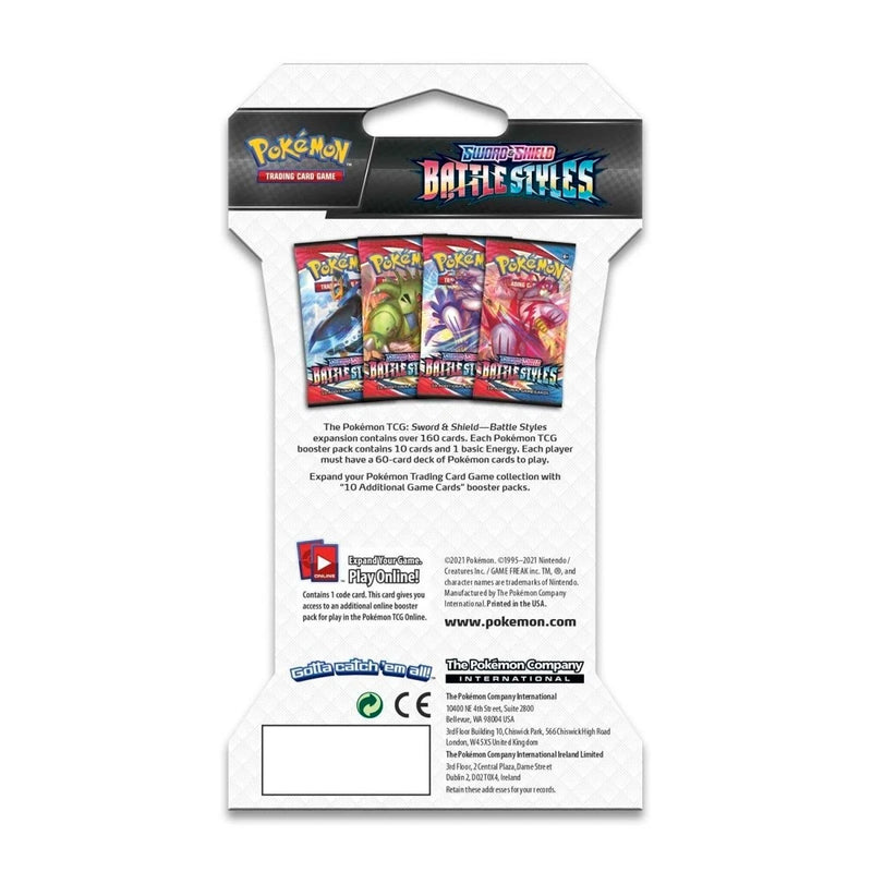 Pokemon TCG - Battle Styles Sleeved Blister Pack Art Set