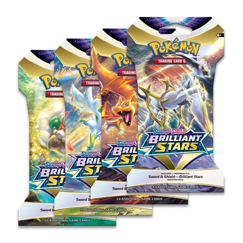 Pokemon TCG - Brilliant Stars Sleeved Blister Pack Art Set