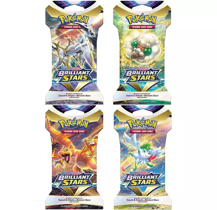 Pokemon TCG - Brilliant Stars Sleeved Blister Pack Art Set