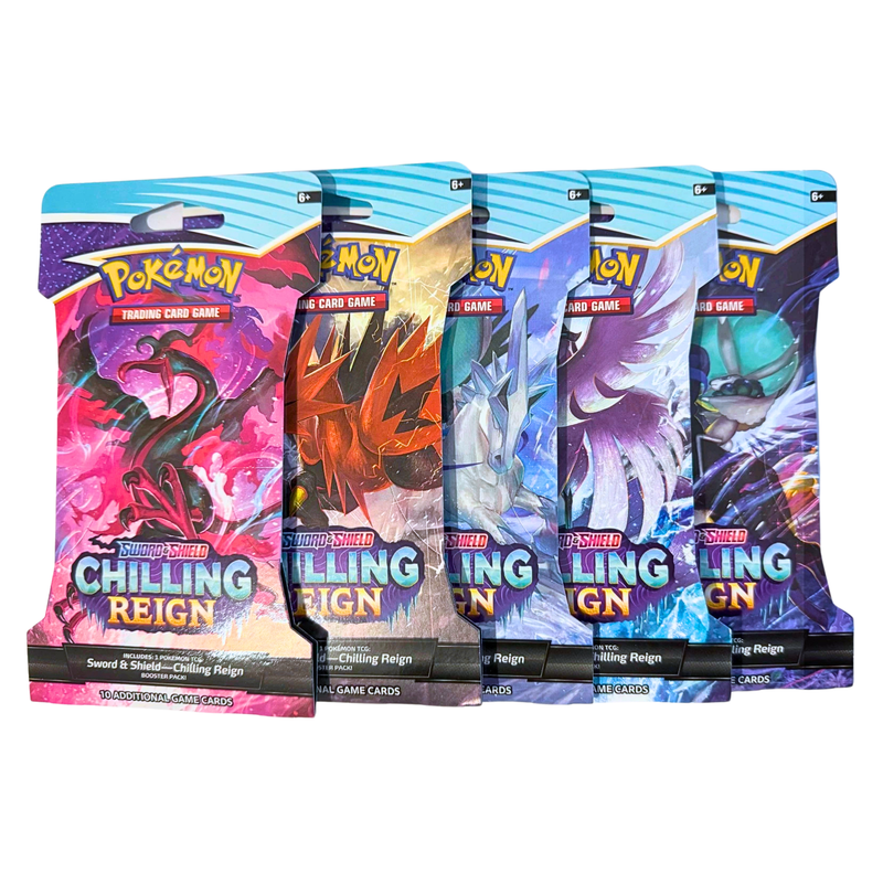 Pokemon TCG - Chilling Reign Sleeved Blister Pack Art Set