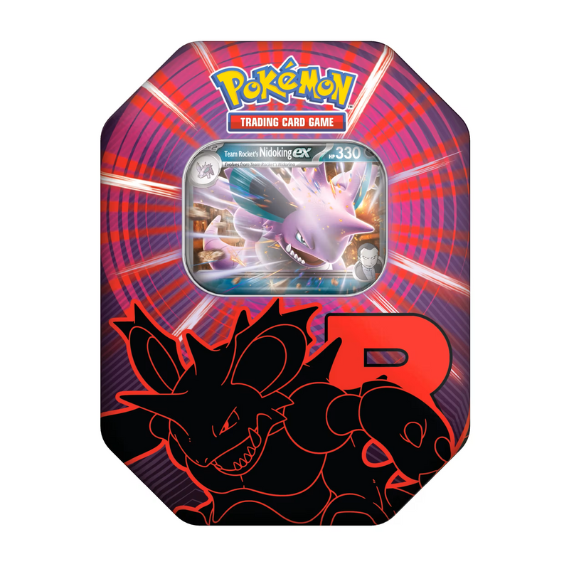 Pokemon TCG - Team Rocket Tin Collection (set of 3) Destined Rivals