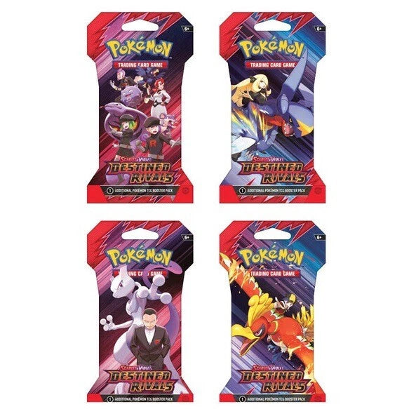Pokemon TCG - Destined Rivals Sleeved Blister Pack Art Set