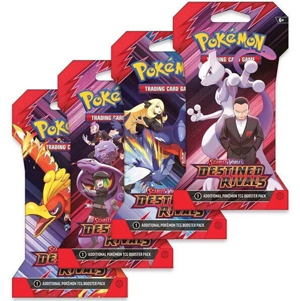 Pokemon TCG - Destined Rivals Sleeved Blister Pack Art Set
