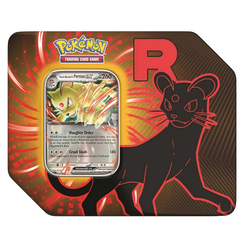 Pokemon TCG - Large Team Rocket Tin Collection (set of 3) Destined Rivals
