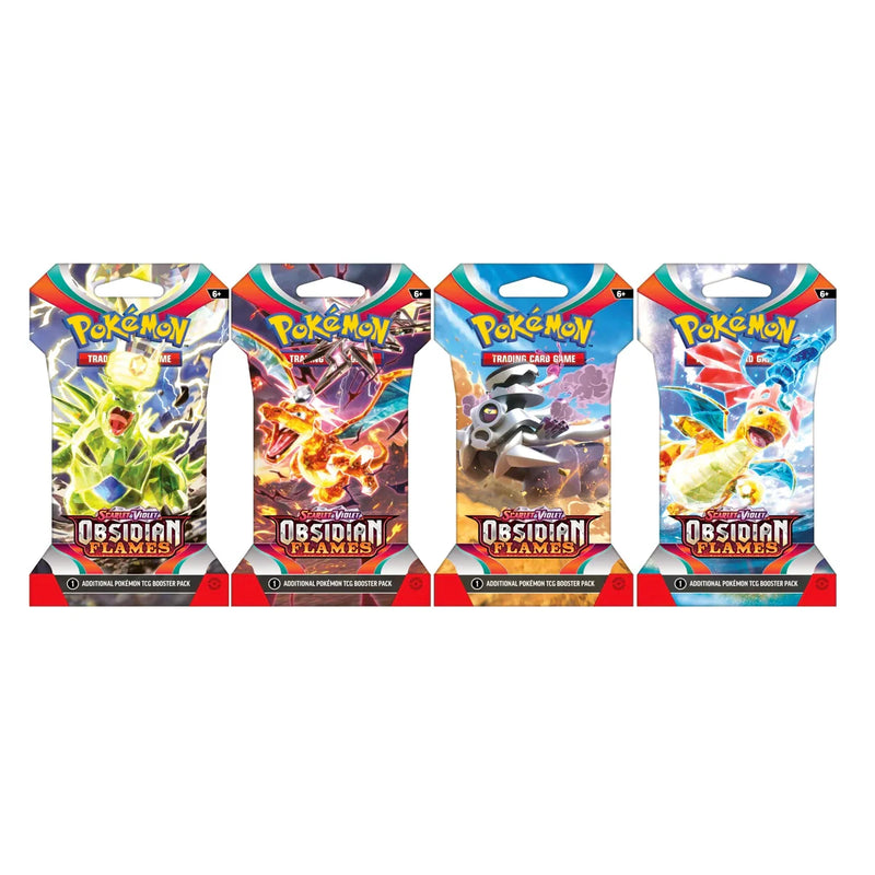 Pokemon TCG - Obsidian Flames Sleeved Blister Pack Art Set