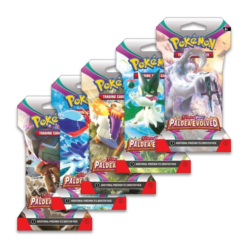 Pokemon TCG - Paldea Evolved Sleeved Blister Pack Art Set