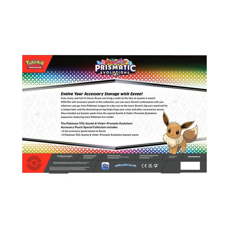 Pokemon TCG - Prismatic Evolutions Accessory Pouch Special Collection