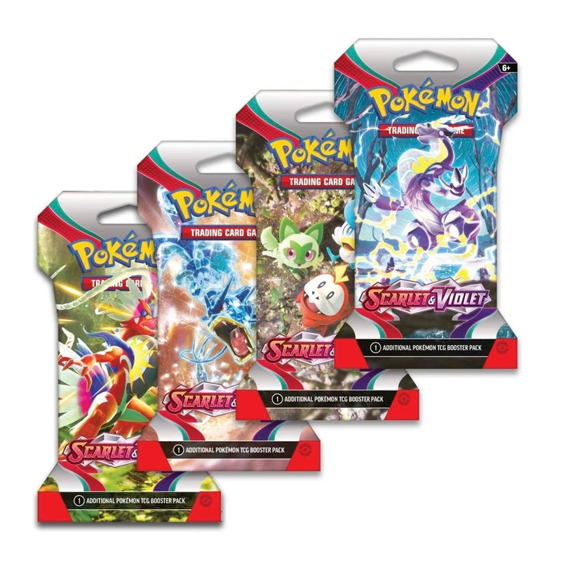 Pokemon TCG - Scarlet & Violet Base Set Sleeved Blister Pack Art Set