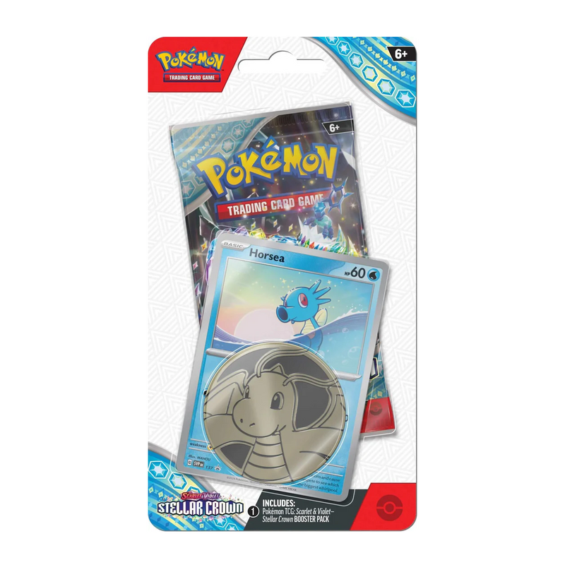 Pokemon TCG - Stellar Crown Single Pack Blister ft. Horsea