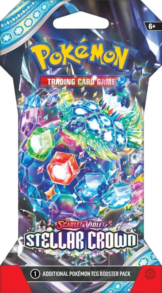 Pokemon TCG - Stellar Crown Sleeved Blister Pack Art Set