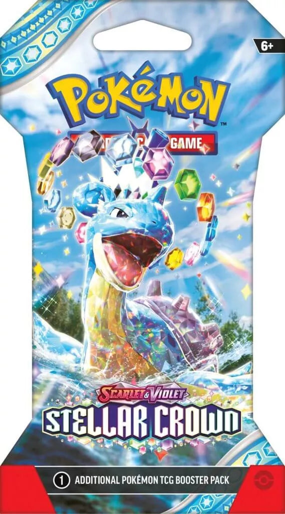 Pokemon TCG - Stellar Crown Sleeved Blister Pack Art Set