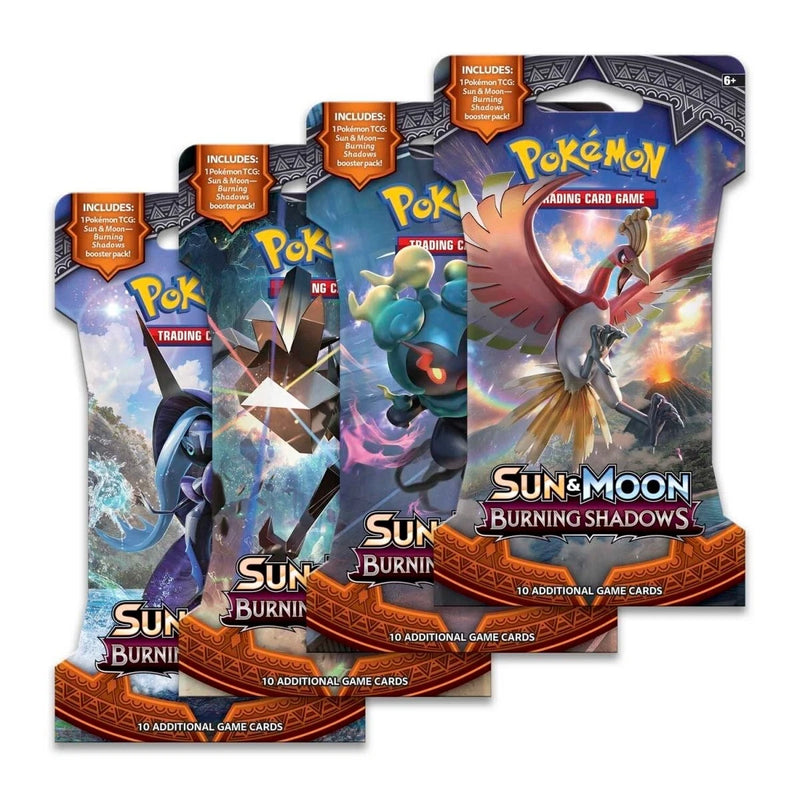 Pokemon TCG - Burning Shadows Sleeved Blister Pack Art Set