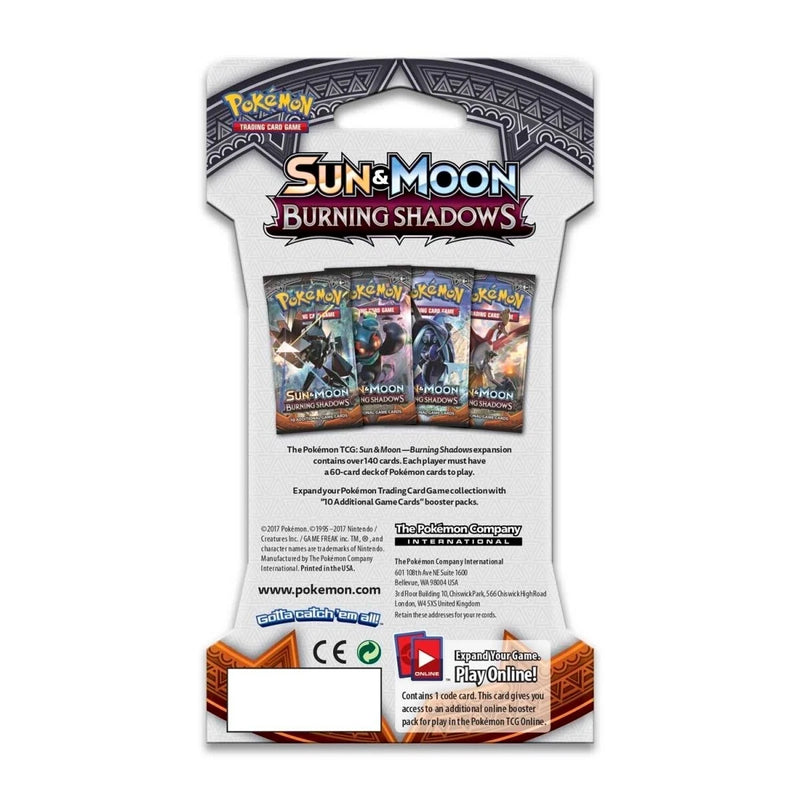 Pokemon TCG - Burning Shadows Sleeved Blister Pack Art Set