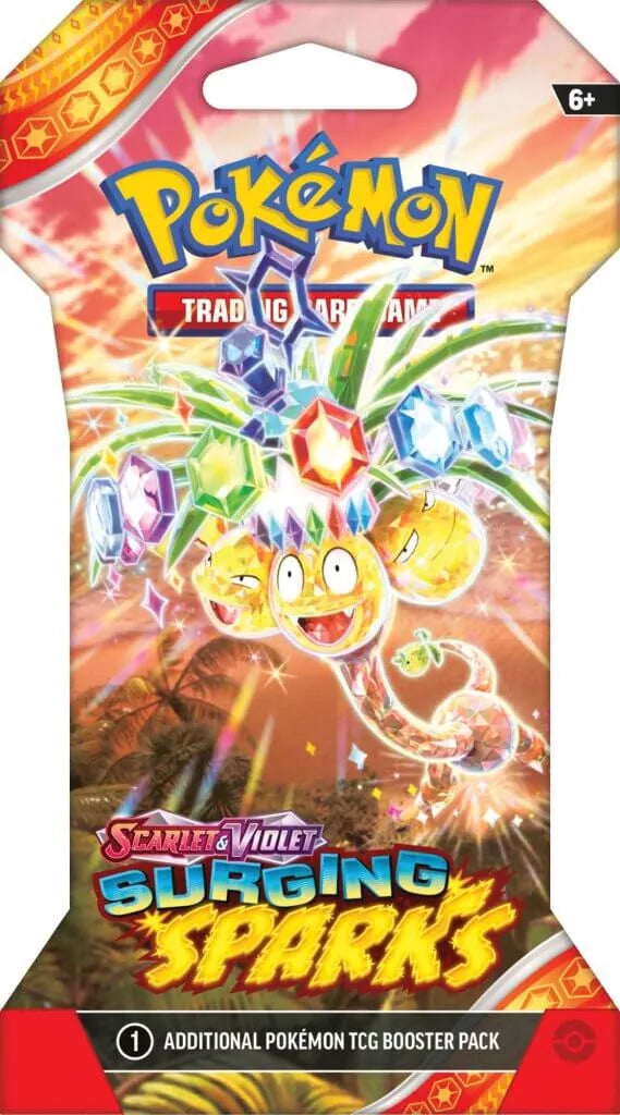 Pokemon TCG - Surging Sparks Sleeved Blister Pack Art Set