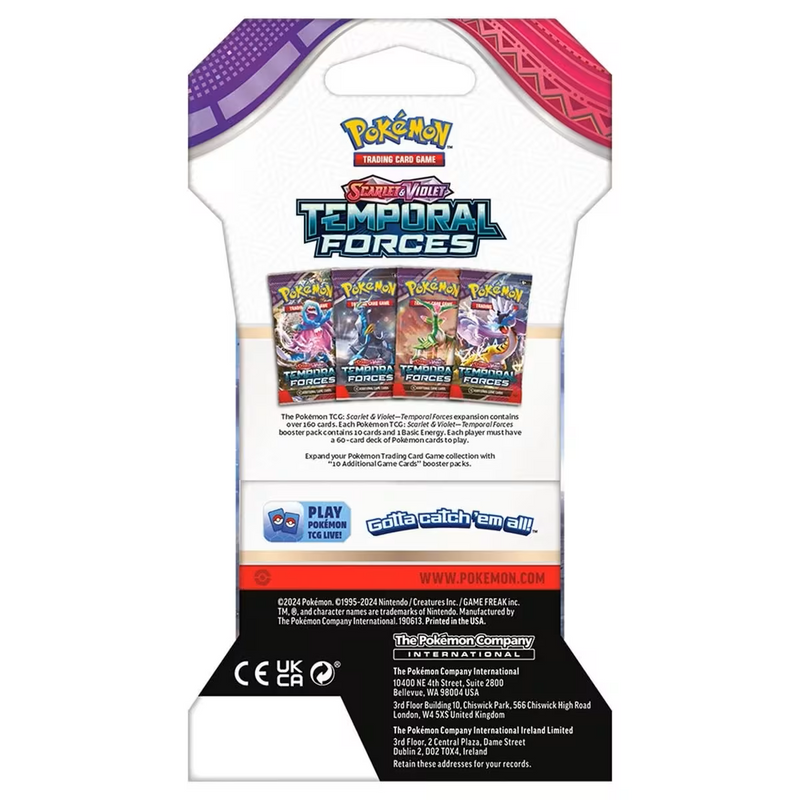 Pokemon TCG - Temporal Forces Sleeved Blister Pack (single pack)
