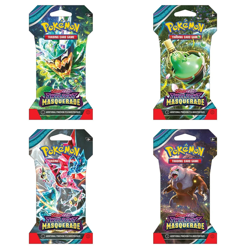 Pokemon TCG - Twilight Masquerade Sleeved Blister Pack Art Set