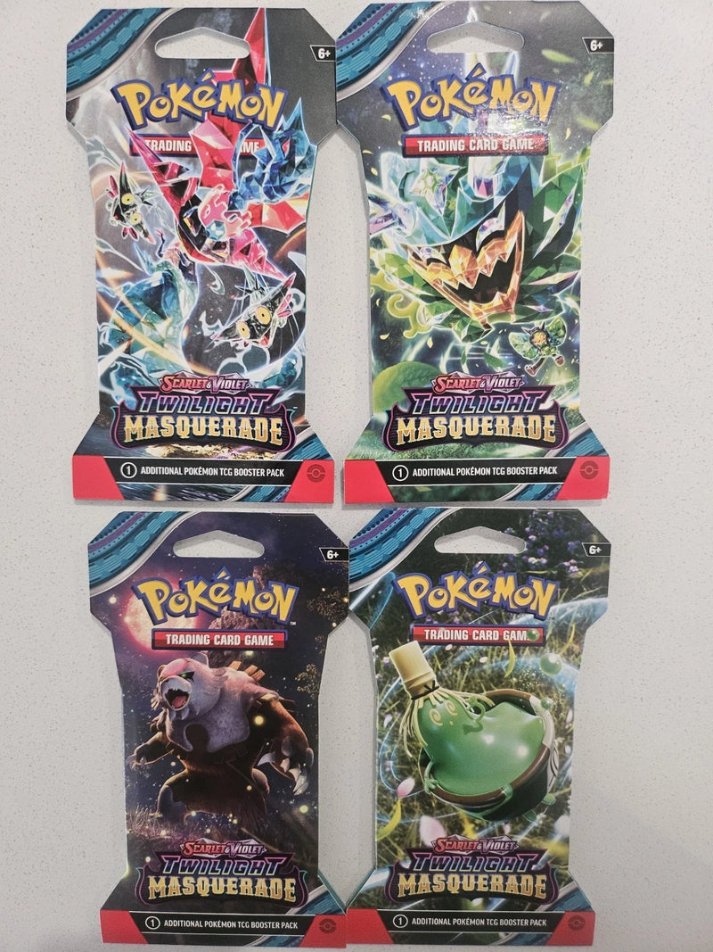 Pokemon TCG - Twilight Masquerade Sleeved Blister Pack Art Set